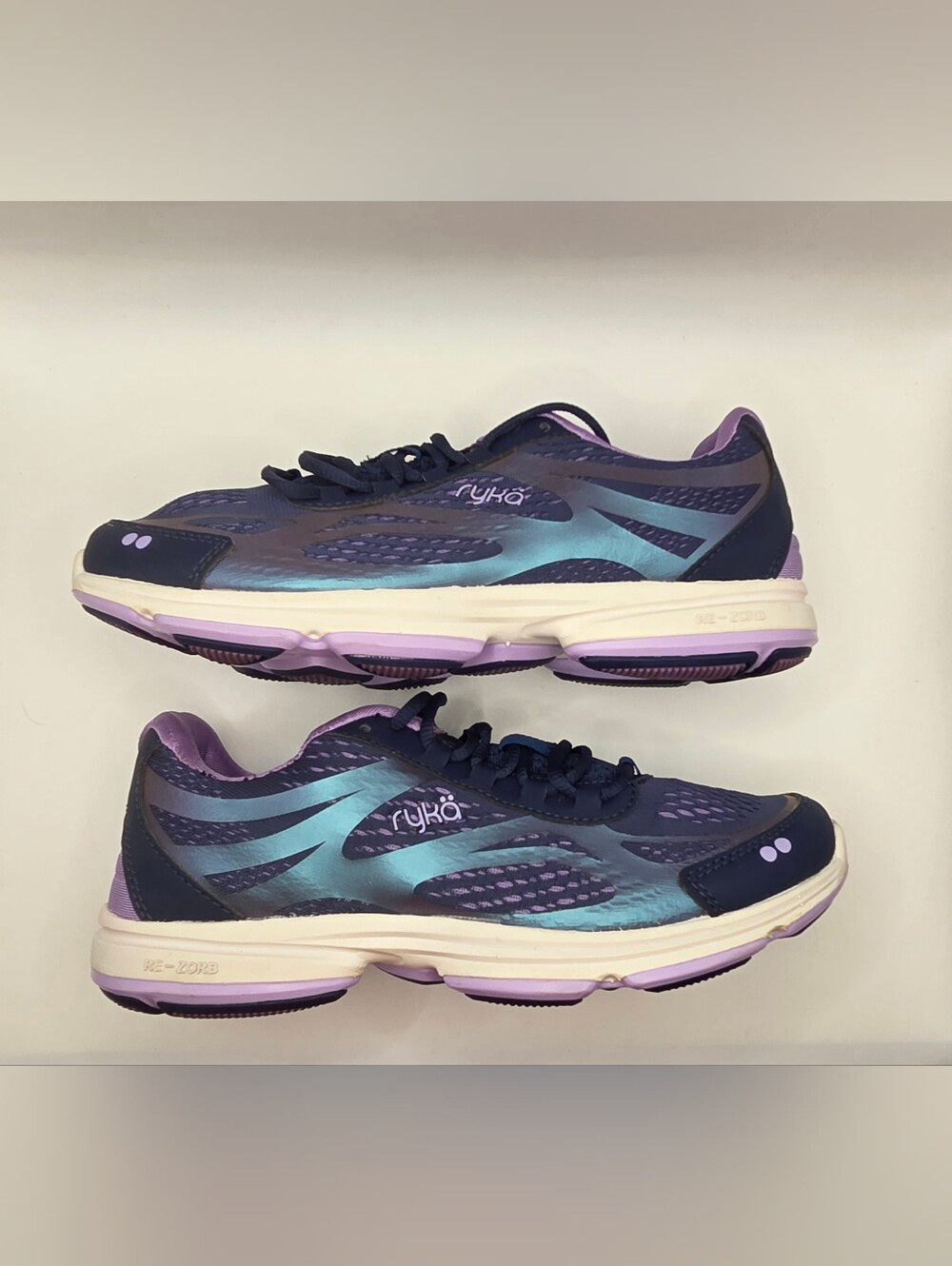 Ryka Devotion Plus 2 Women's Navy Teal Purple Training Sneakers